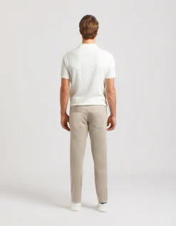 Pantaloni cinque tasche in cotone