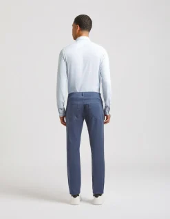 Pantaloni cinque tasche in cotone