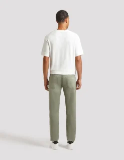 Pantaloni cinque tasche in cotone