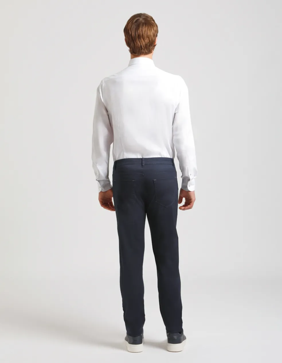 Pantaloni cinque tasche in cotone
