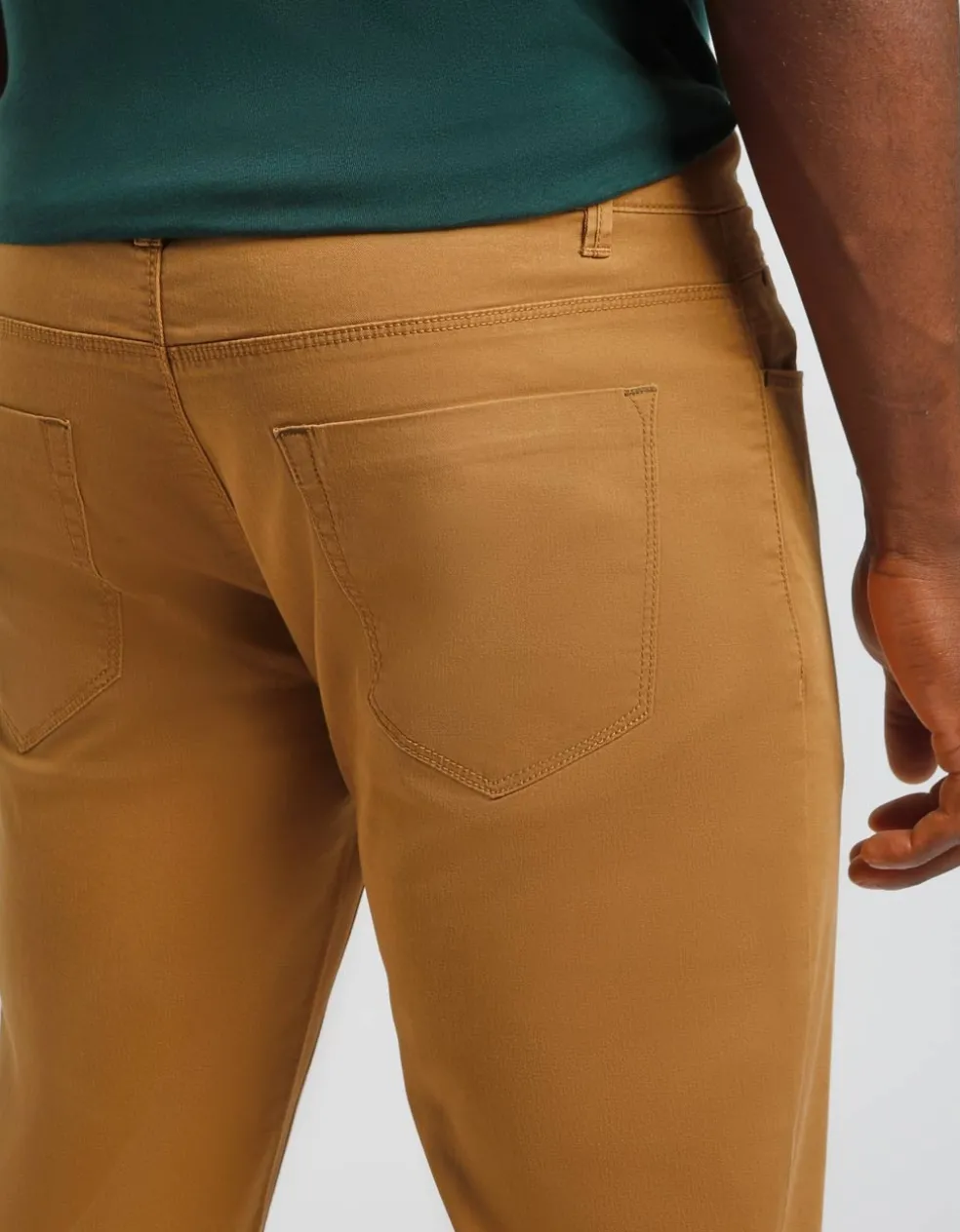 Pantaloni cinque tasche in cotone