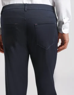 Pantaloni cinque tasche in cotone