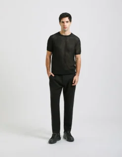 Pantaloni misto lino