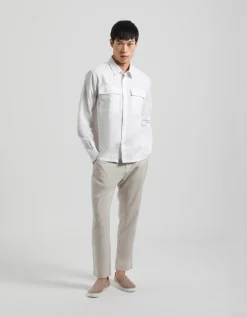 Pantaloni misto lino