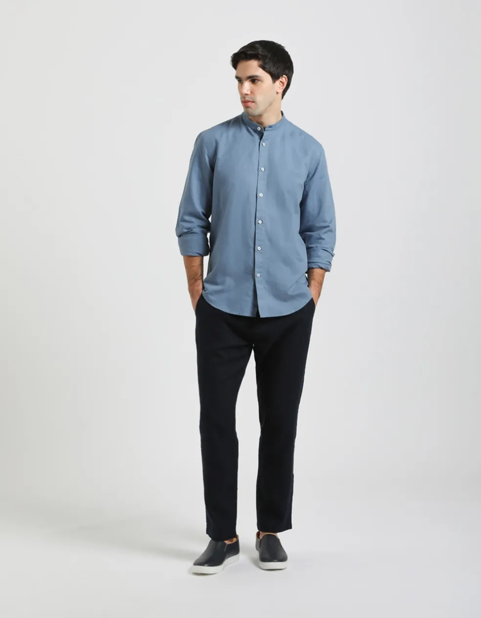 Pantaloni misto lino