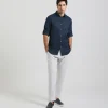 Pantaloni misto lino