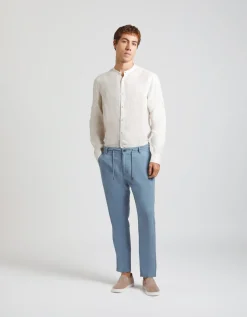Pantaloni misto lino