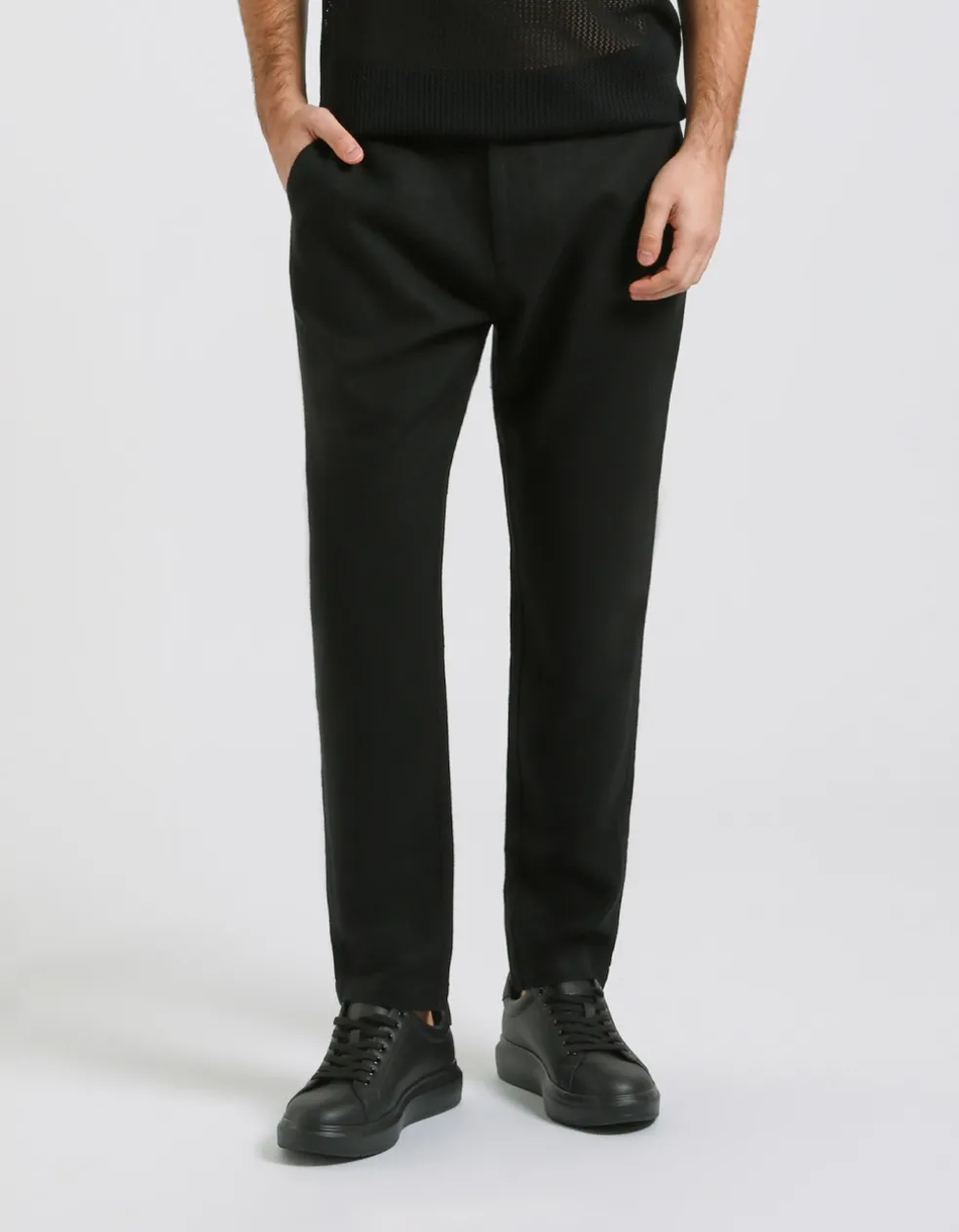 Pantaloni misto lino