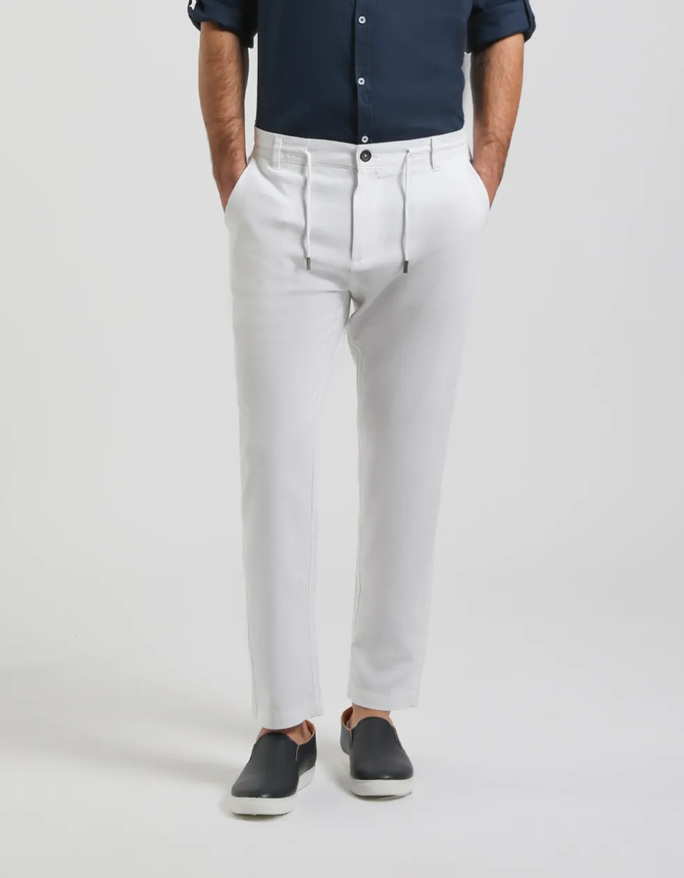 Pantaloni misto lino