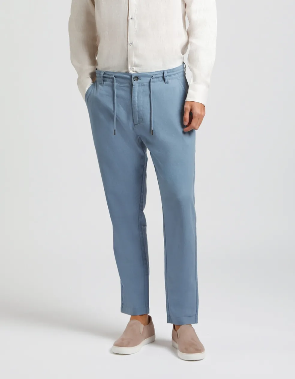 Pantaloni misto lino