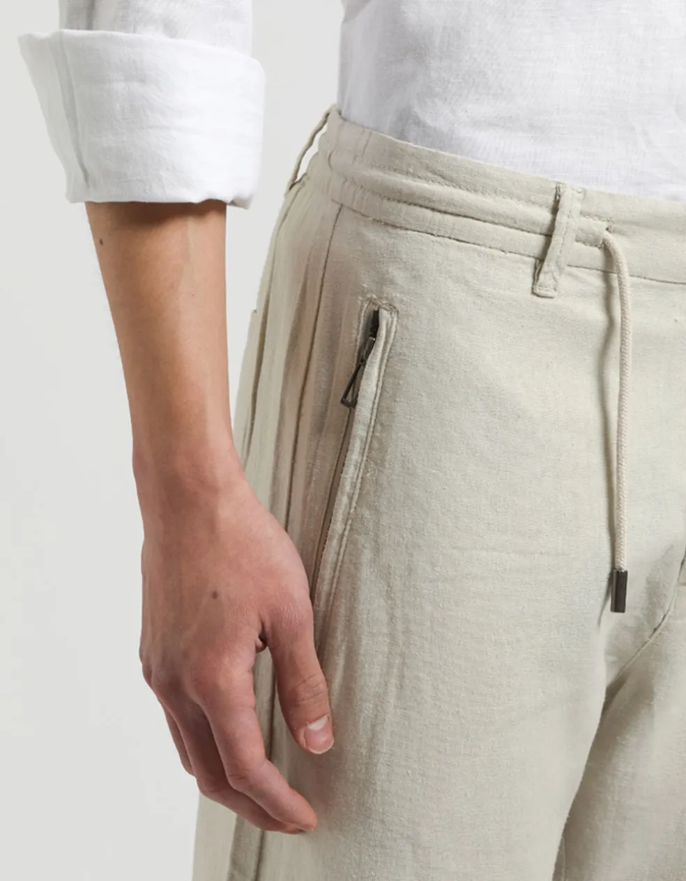 Pantaloni misto lino