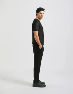 Pantaloni misto lino