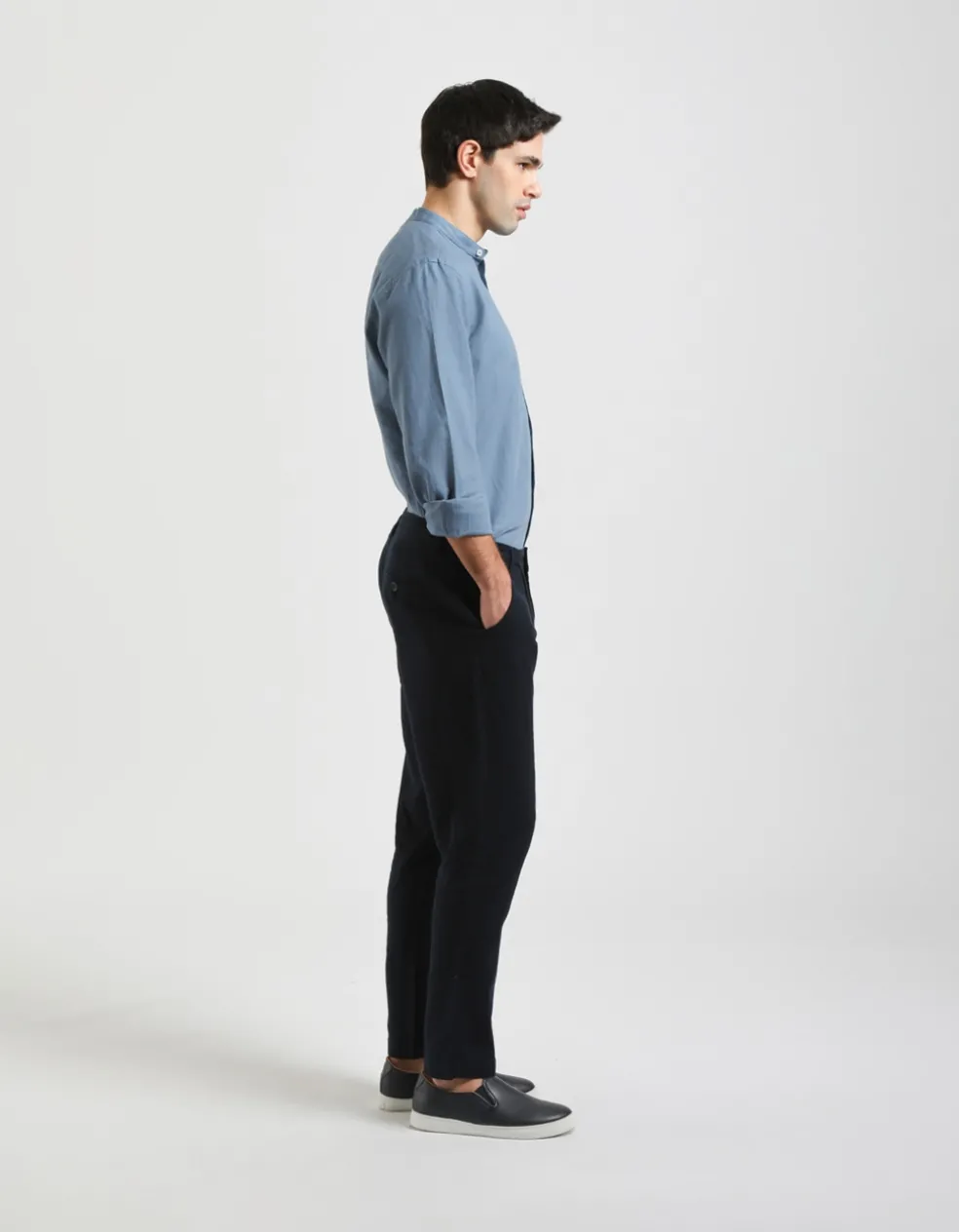 Pantaloni misto lino