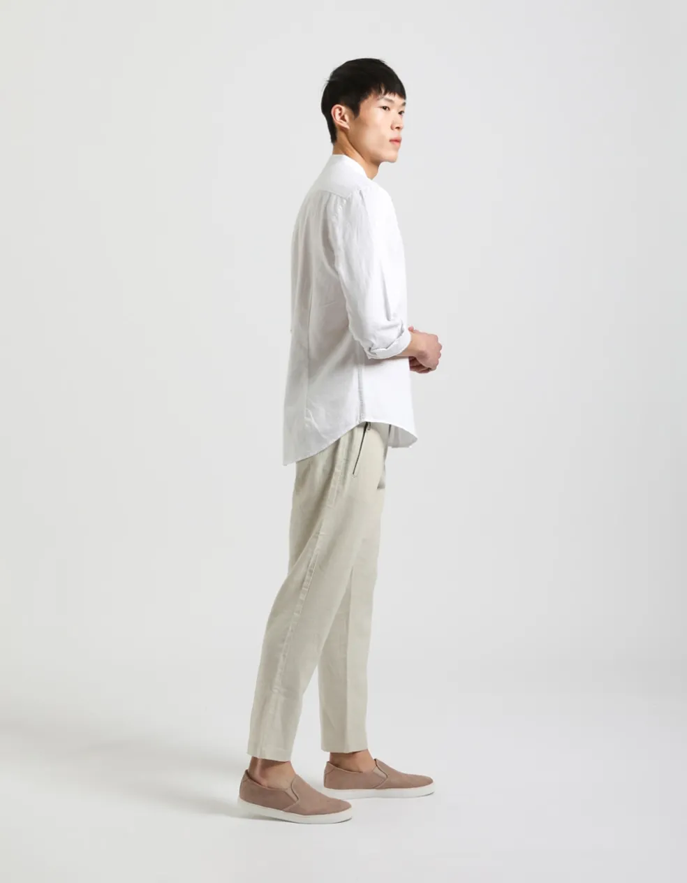 Pantaloni misto lino
