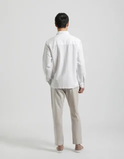 Pantaloni misto lino