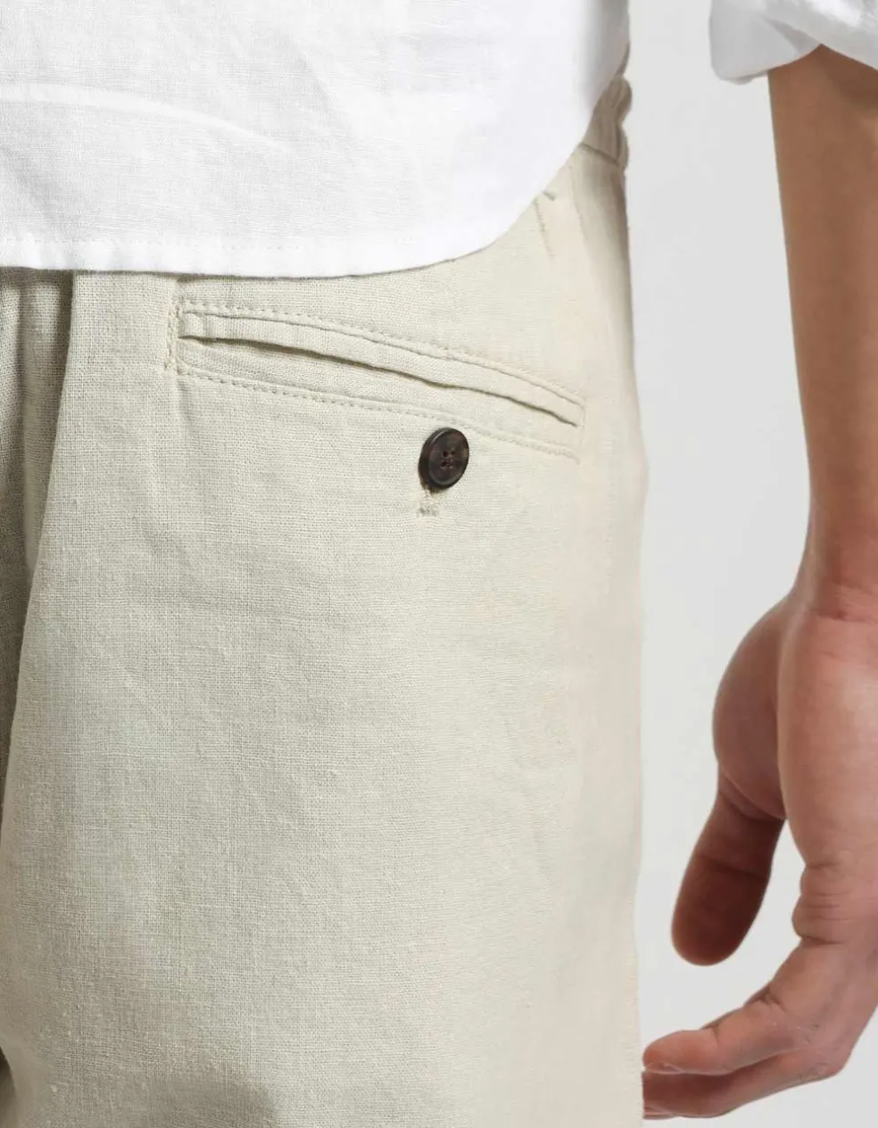Pantaloni misto lino