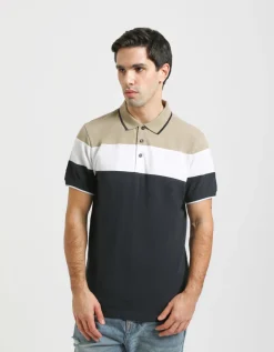 Polo colorblock
