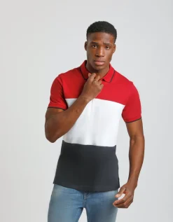 Polo colorblock
