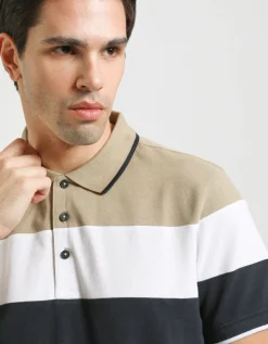 Polo colorblock