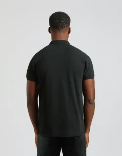 Polo con zip 100% cotone