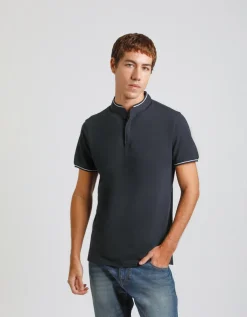 Polo coreana 100% cotone
