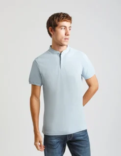 Polo coreana 100% cotone