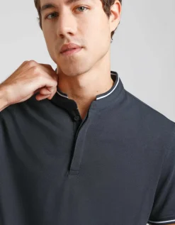 Polo coreana 100% cotone