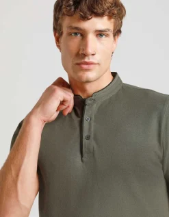 Polo coreana 100% cotone