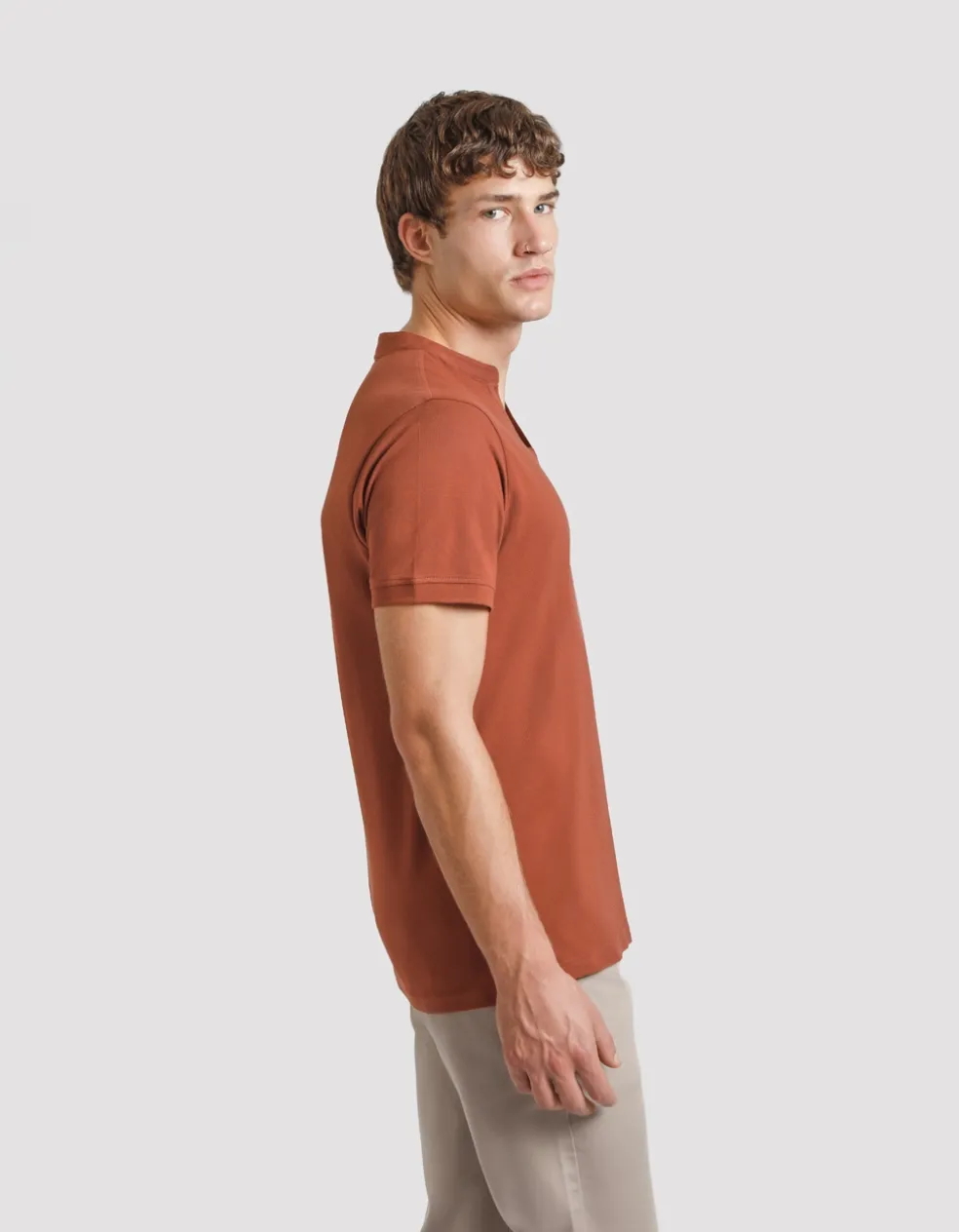 Polo coreana 100% cotone