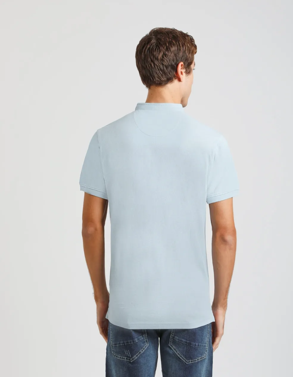 Polo coreana 100% cotone