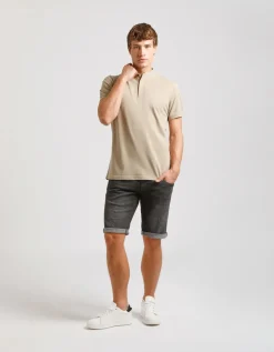 Polo coreana 100% cotone