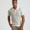 Polo in maglia forata