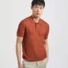 Polo in maglia forata