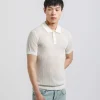 Polo in maglia forata