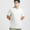 Polo misto lino
