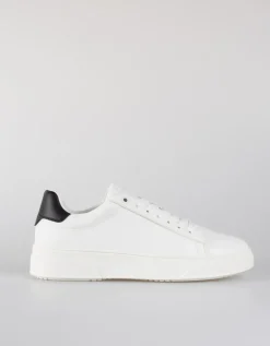 Sneakers effetto pelle