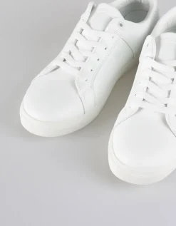 Sneakers effetto pelle