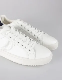 Sneakers effetto pelle