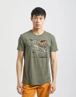 T-shirt 100% cotone con stampa