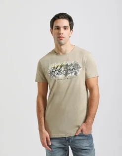 T-shirt 100% cotone con stampa