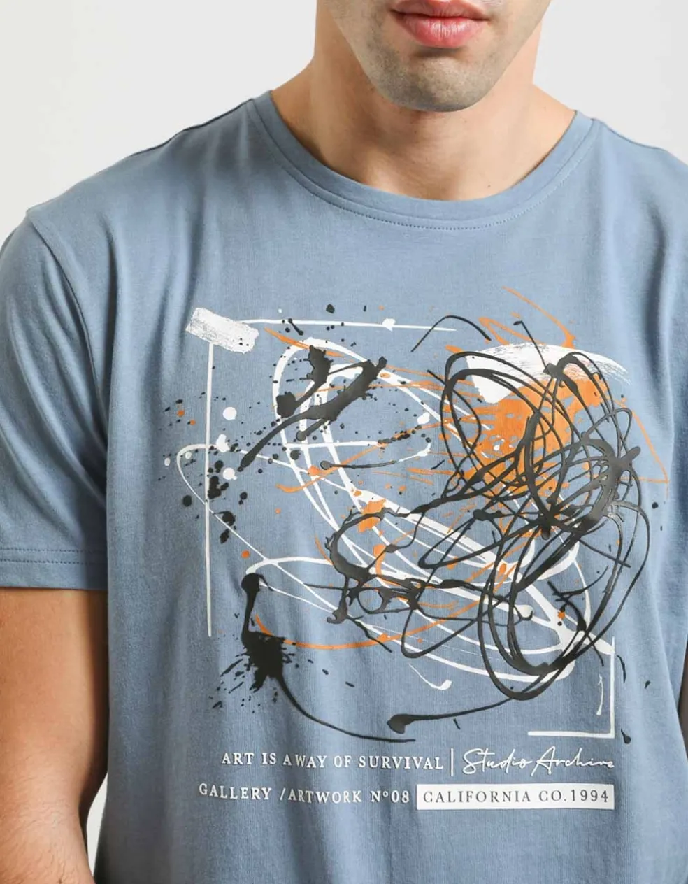 T-shirt 100% cotone con stampa