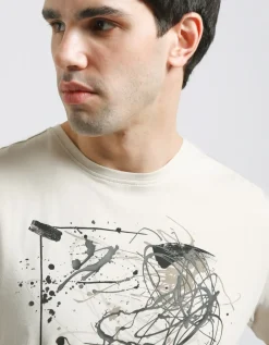 T-shirt 100% cotone con stampa