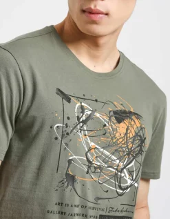 T-shirt 100% cotone con stampa