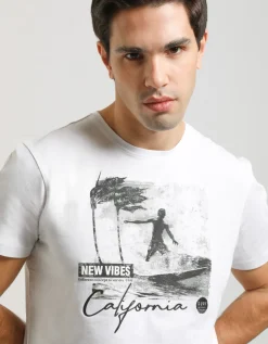 T-shirt 100% cotone con stampa