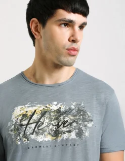 T-shirt 100% cotone con stampa
