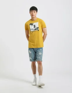 T-shirt 100% cotone con stampa