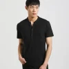 T-shirt collo serafino