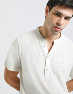 T-shirt collo serafino