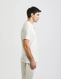 T-shirt collo serafino