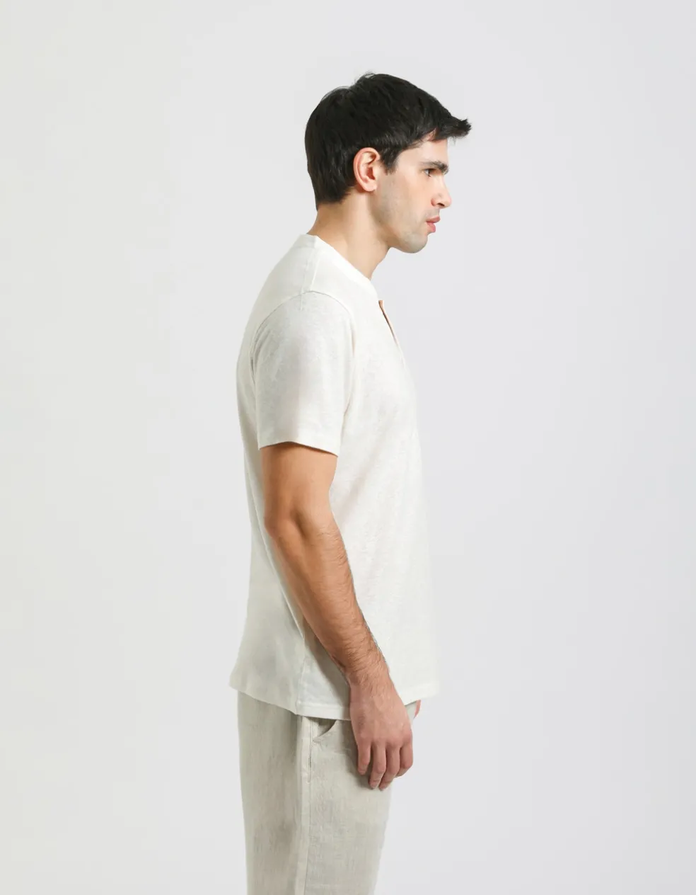 T-shirt collo serafino